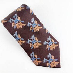 Fiorio Milano All Silk Brown Men's Neck Tie